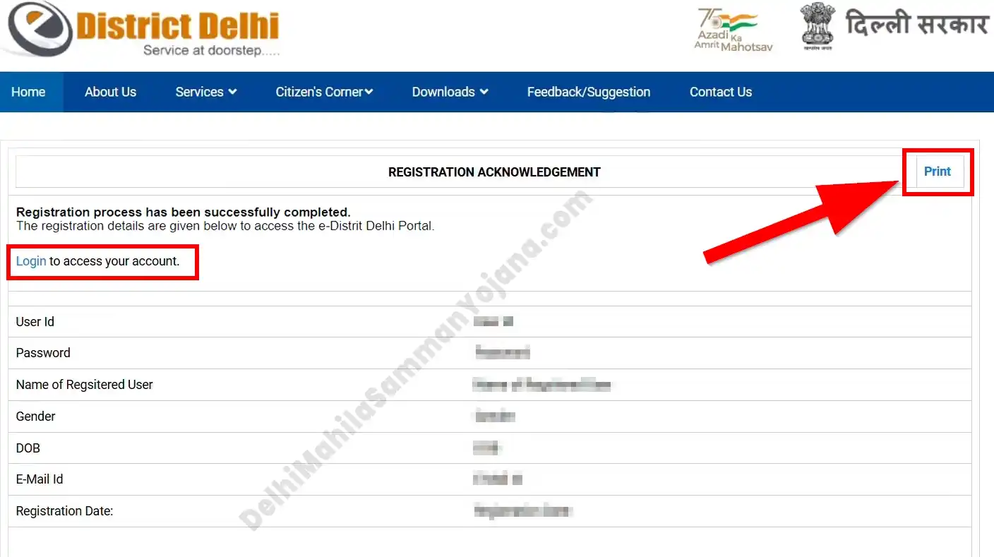 Delhi Mahila Samriddhi Yojana Registration Complete 2025