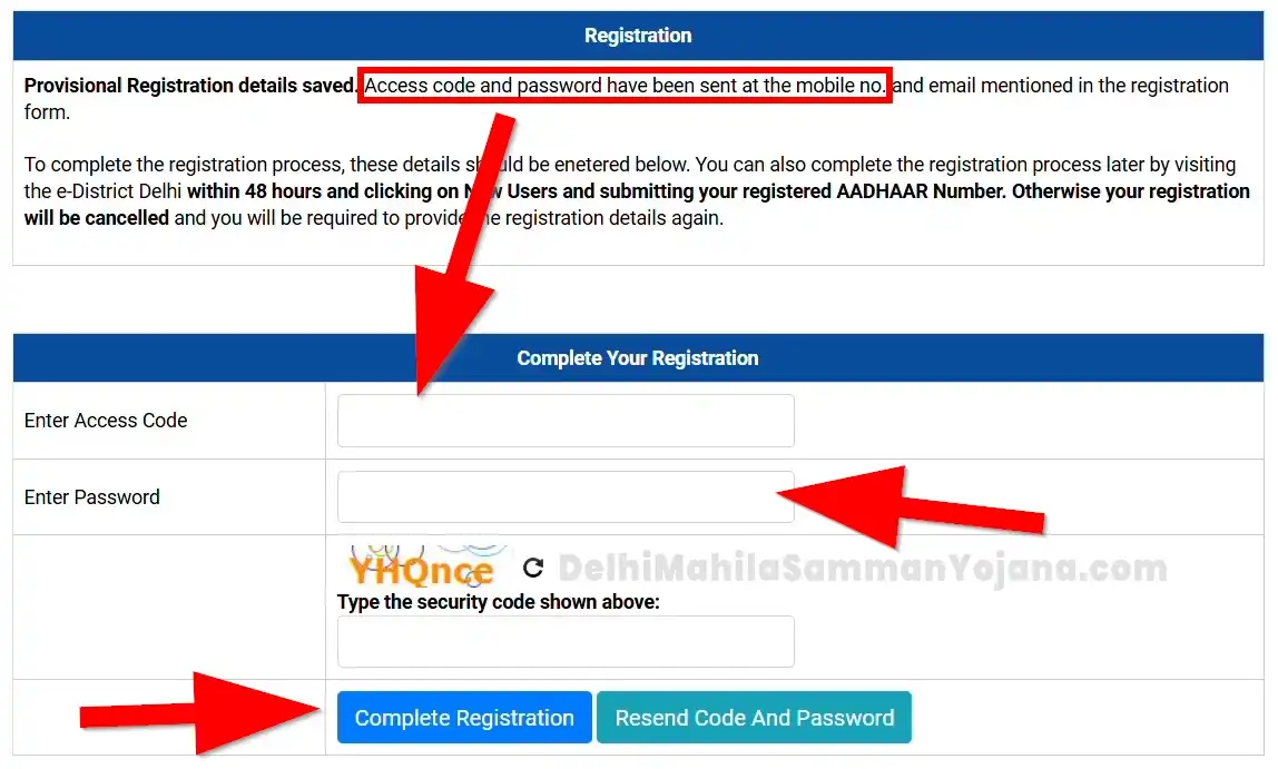 Delhi Mahila Samriddhi Yojana Registration Online 2025